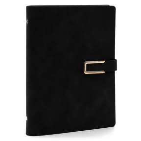 Agendă organizator cu bloc detaşabil A5 Black