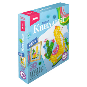 Квиллинг. Панно "Лама"