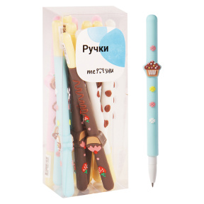 Pix cu bilă MESHU "Sweets" 0,7mm, albastru