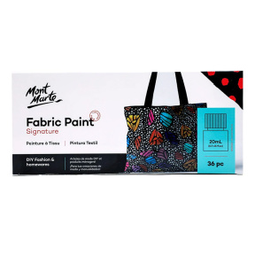 Набор акриловых красок для ткани Fabric Paint 36 цветов х 20 мл