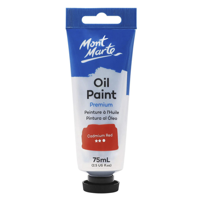 Краски Oil Paint масляные 75 мл красный Cadmium Red