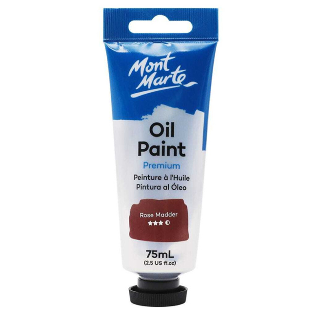 Vopsele Oil Paint, de ulei, 75ml roz Rose Madder