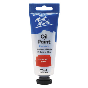 Краски Oil Paint масляные 75 мл красный Brilliant Red