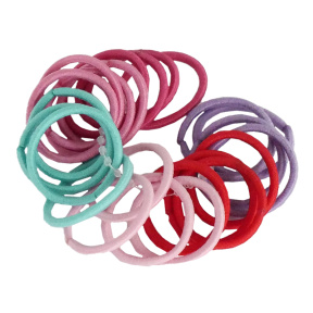 Set 24 buc. elastic păr în sortiment
