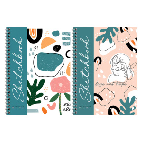 Sketchbook pe spirală А5 ArtSpace „Love and hope”