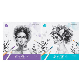 Sketchbook pentru acuarelă ArtSpace 250*250, lipit, "Portrait"
