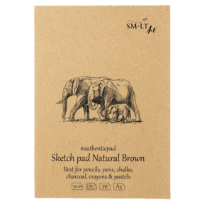 Скетчбук Authentic Natural Brown