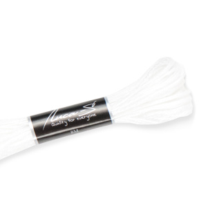 Fire pentru brodat, white