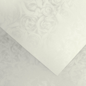 Carton decorativ GPapieru A3 ROSES, cream,1 foaie