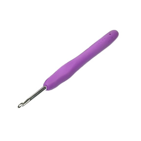 Croșetă cu mâner din silicon Sultan 4 mm