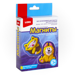 Магниты из гипса "Домашние любимцы", Lori