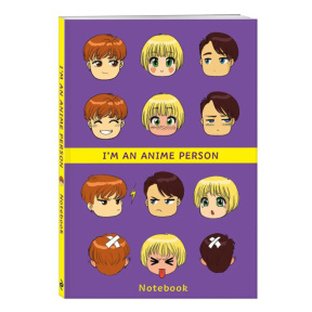 I am an anime person. Блокнот для истинных анимешников