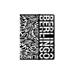 Папка A5+ на резинках Berlingo "Monochrome"