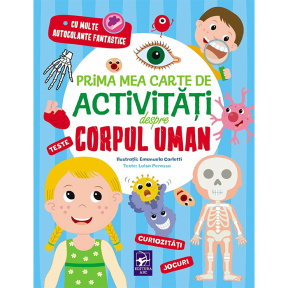 Prima mea carte de activități despre corpul uman