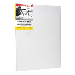 Холст 20 x 30 см, крупное зерно, акрил, лён, ROSA