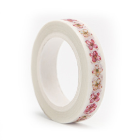 Bandă adezivă decorativă "Flori", 7 m