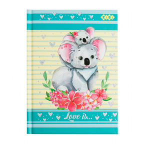 Carnet notițe A6, copertă tare, LOVE IS
