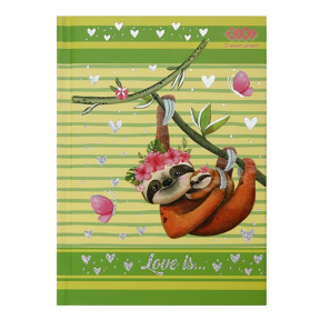 Carnet notițe A6, copertă tare, LOVE IS