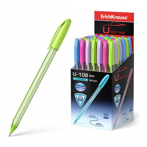 Pix cu bilă ErichKrause U-108 Spring Stick 1 mm, albastru