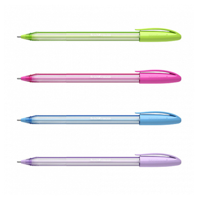 Ручка шариковая ErichKrause 1 мм U-108 Spring Stick, синяя