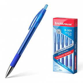 Pix gel cu buton ErichKrause R-301 Original Gel Matic&Grip, 0,5mm