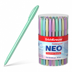 Pix cu bilă ErichKrause Neo Pastel Pearl 0,7mm, albastru