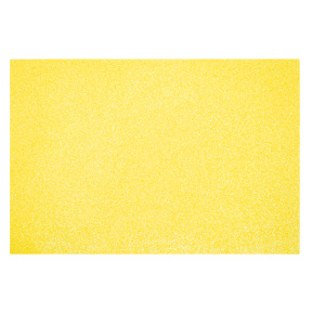 Foamiran EVA cu sclipici 1,8 mm, A4, culoare galbenă