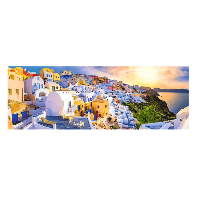 Apusul în Santorini, Grecia, 1000 elemente