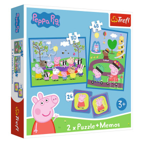 Happy moments with Peppa Pig, "2in1 + memos"
