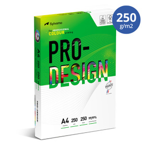 Бумага для офисной техники PRO DESIGN, A4, 250л, 250 г/м2, класс A++