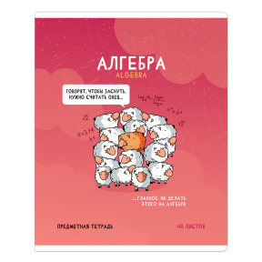Тетрадь предметная 48л. ArtSpace "Не по правилам" - Алгебра