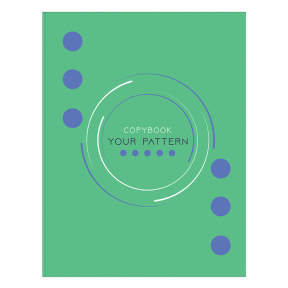Тетрадь на кольцах A5 клетка 120л. BG "Your pattern"