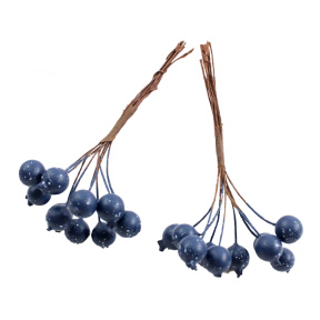 Decor pentru creație, Pomușoare, 1buc=9 pom., ablastru închis