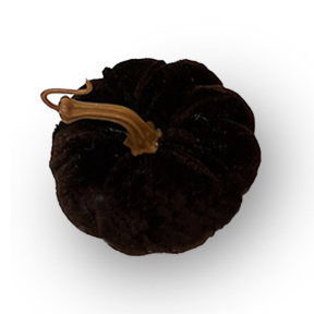 Dovleac din catifea, 9 cm, maro