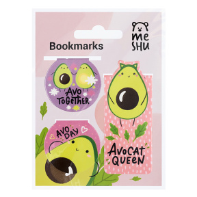 Закладка для книг магнитные 3шт., MESHU "Avocat"