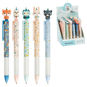 Pix bilă automată MESHU "Fairy Heroes" albastru, 0,5mm, asorti