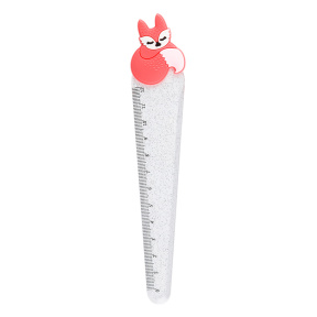Riglă MESHU "Fox" plastic,12сm, asortiment