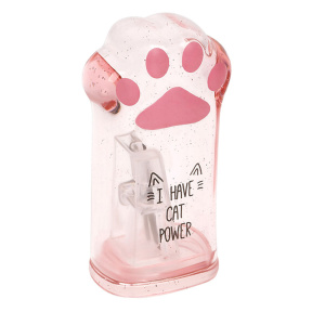 Ascuțitoare MESHU "Say Meow", simplă, container, asorti