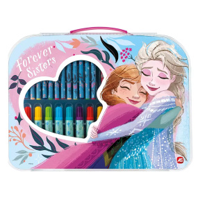 Набор для рисования в чемодане Frozen, 34 предмета