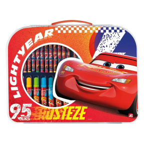 Набор для рисования в чемодане Cars, 34 предмета