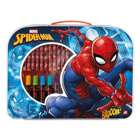 Набор для рисования в чемодане Spider man, 34 предмета
