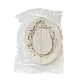 Mold din silicon pentru crearea decorului, cadru oval