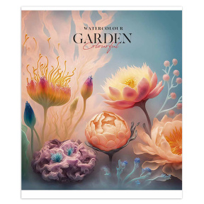 Тетрадь 48 листов клетка Школярик 3247 Macro garden