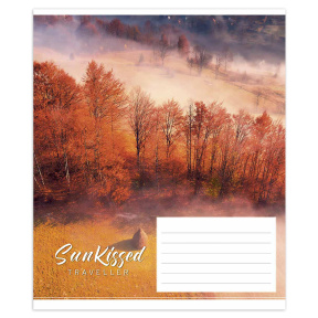 Тетрадь 24 листов линейка Школярик 3232 Sun kissed