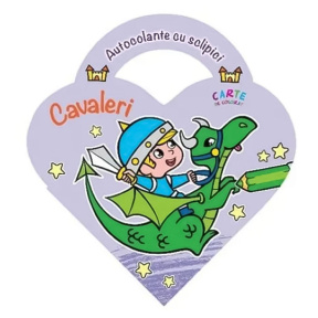 Autocolante cu sclipici. Cavaleri
