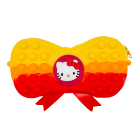 Пенал школьный Hello Kitty, неон