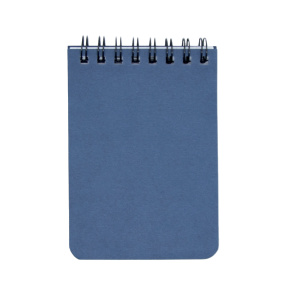 Blocknotes A7, pătrățele albastru