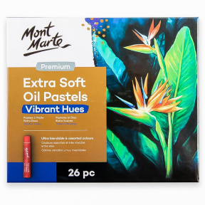 Набор пастелей Extra Soft Oil Pastels 26 цветов, Vibrant Hue