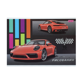 Album pentru desen Red Porsche 16 foi 70 gr/m