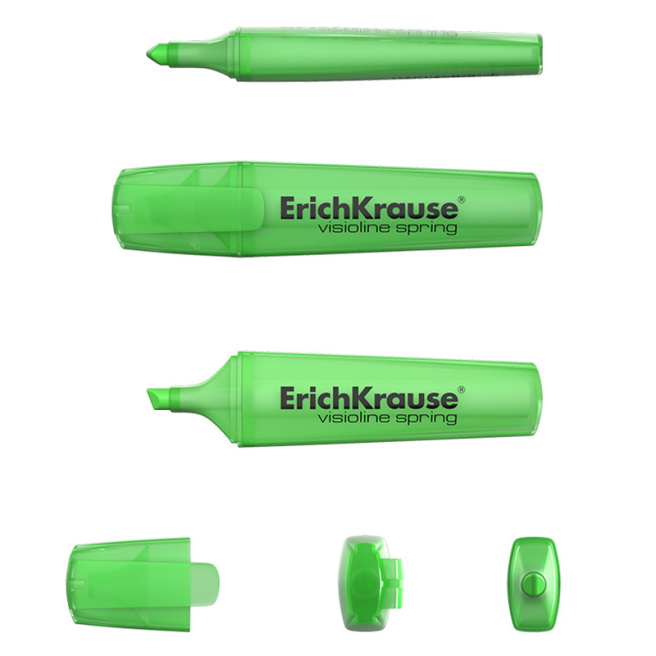 Текстмаркер ErichKrause V-12 Spring, зеленый